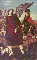 Tobit, Angel and dog