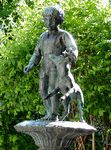boy and dog