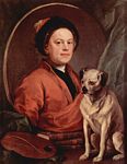 Hogarth and his dog